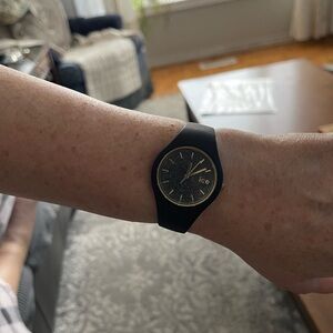 Ice Black and Gold Women's Watch